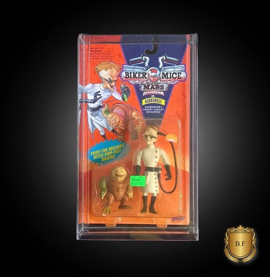 Acrylic Display Case for Carded Biker Mice From Mars Figures