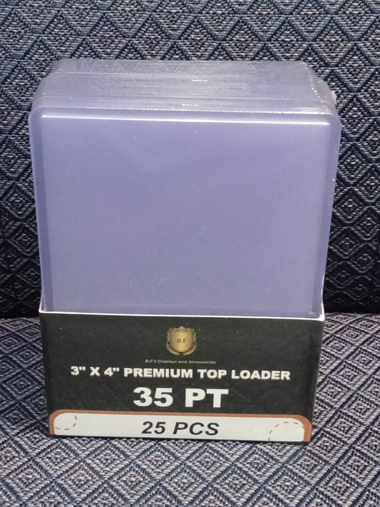 Super Clear Top Loaders 2.5" x 3.5" | 25 Pack