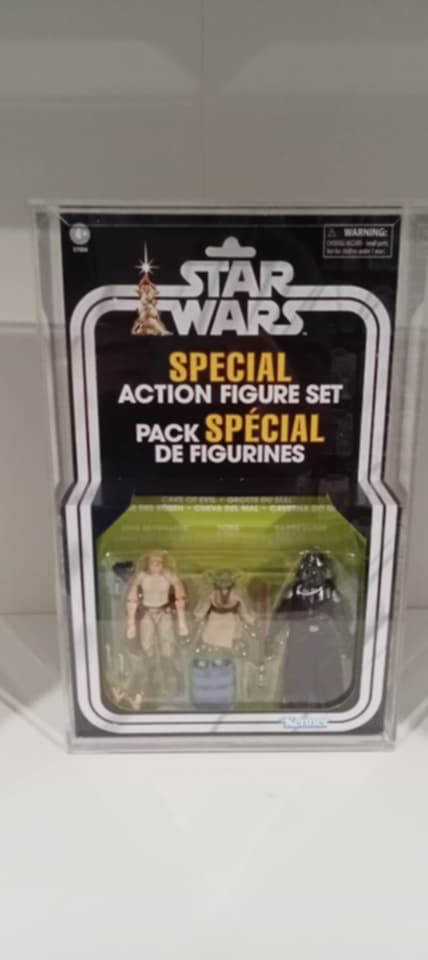 Acrylic Display Case for Star Wars Vintage Collection 3 Pack