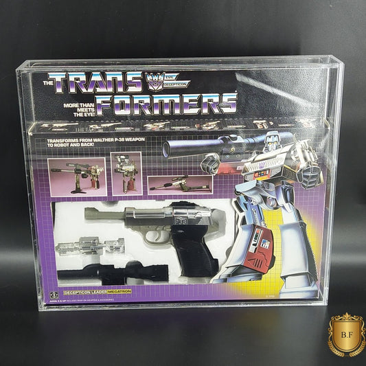 Acrylic Display Case for Carded Transformers Megatron G1 - Made To Order