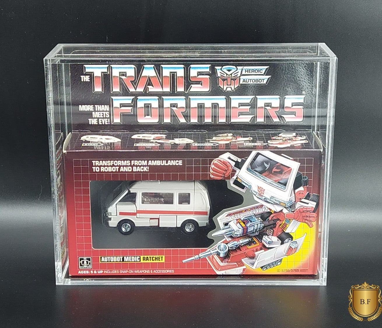 Acrylic Display Case for Carded Transformers Jetfire G1 - Made To Order