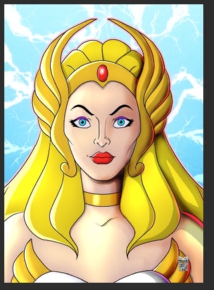 She-Ra Custom Designed Charity Card