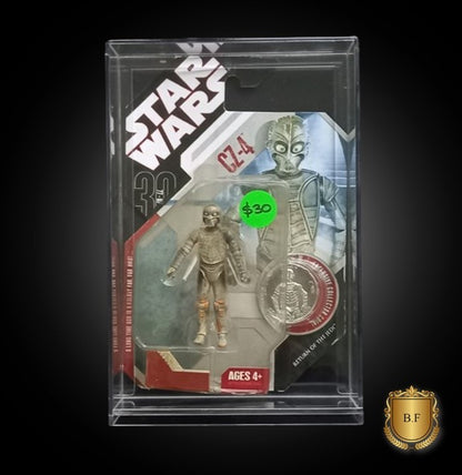 star wars display case figures toys