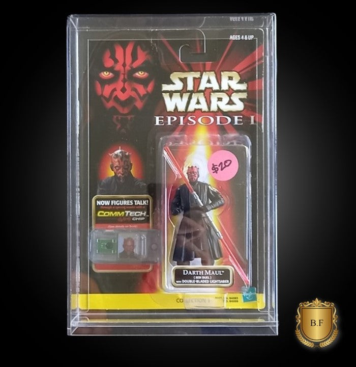 star wars display case figures toys
