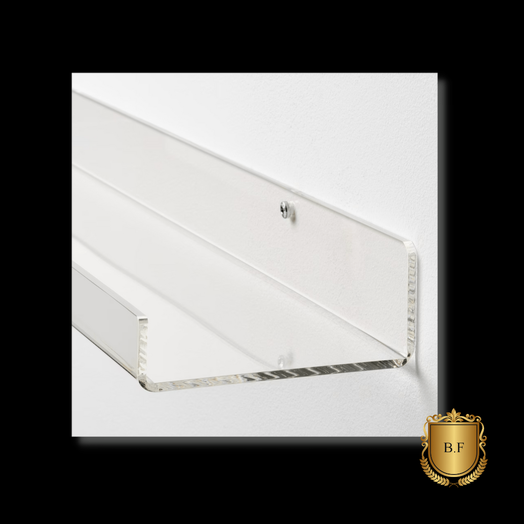 Acrylic Loose or Carded Figure Rail/Shelf- Designed for Loose or Carded Action Figures (DISP002)